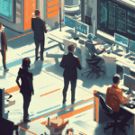 neovis An illustration of a futuristic workplace where humans f4a15ac3 7299 4e7e 91cc e23f2e6a19b2