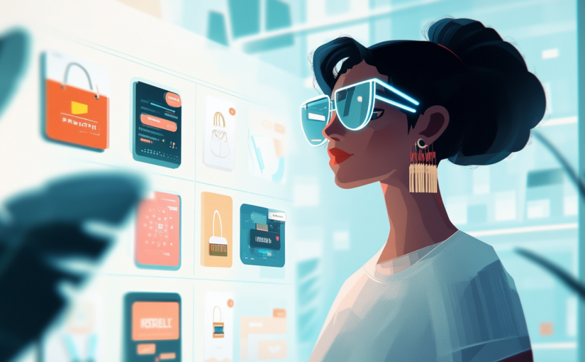 neovis A futuristic illustration of an AI powered shopping ass d9906763 f268 4897 b8eb 4891ab45dd12
