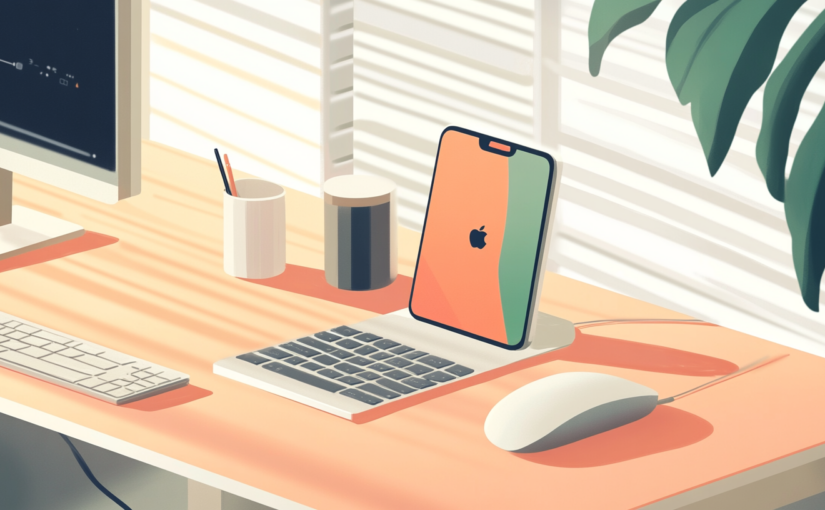 neovis An illustration of Apples MagSafe charger placed on a s da6419e5 a816 4d9e b0d3 d01fb1c1e535