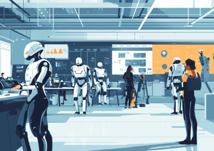 neovis An illustration of a futuristic workplace where AI and 27fe7b4a 5ba2 445d 9db9 c04c3c2b3ab1