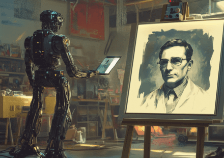 neovis An illustration of the AI powered robot artist Ai Da pa 7df12e0b e10b 477b 8ab5 94e9881f48ac