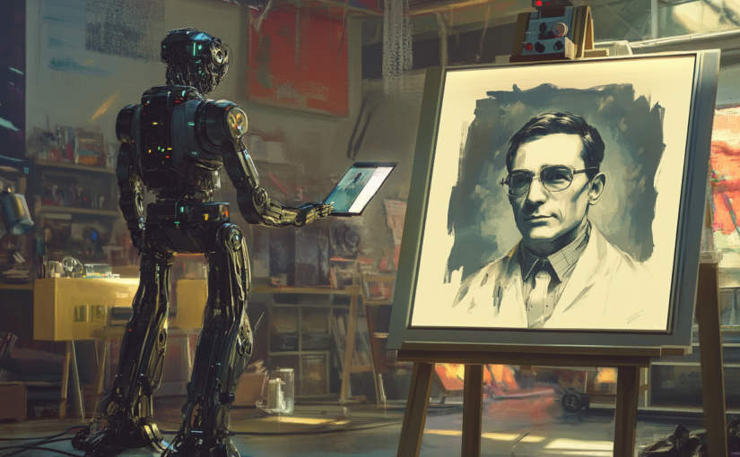 neovis An illustration of the AI powered robot artist Ai Da pa 7df12e0b e10b 477b 8ab5 94e9881f48ac