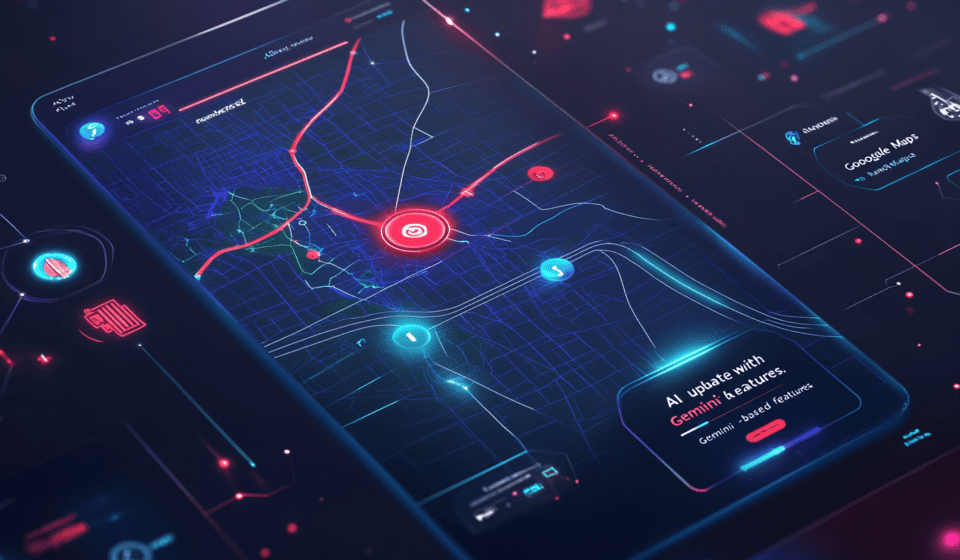 neovis Create an illustration depicting Google Maps AI update 20a1e045 1ec1 4c23 95a2 298dc7e6599a