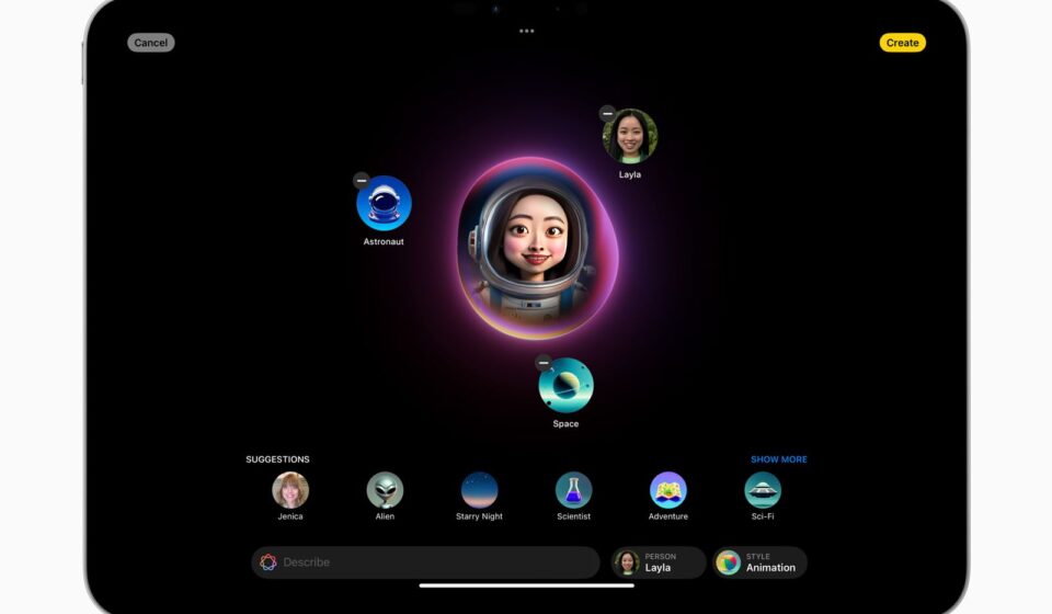 Apple WWDC24 Apple Intelligence Image Playground 240610