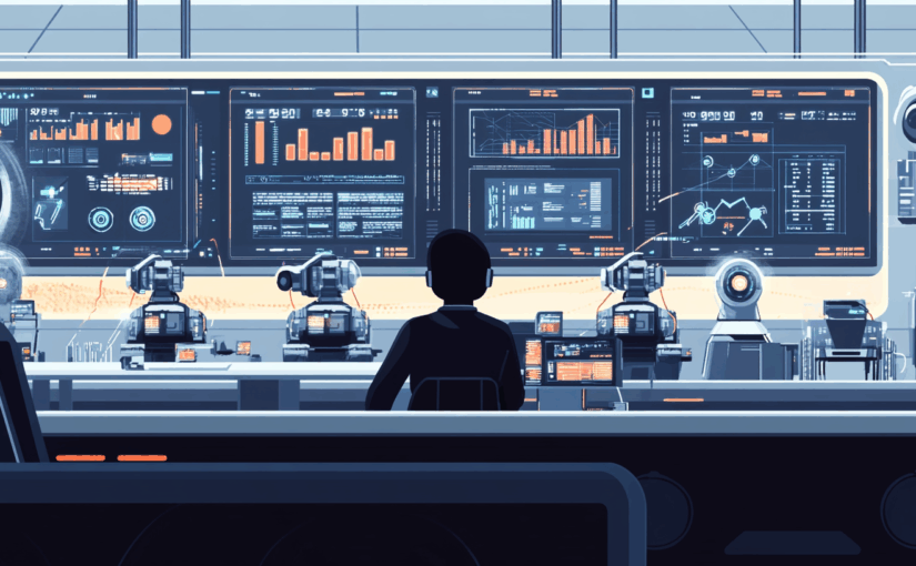 neovis A futuristic workspace with a person monitoring a fleet cca95cfa e163 4fc6 8765 6af6cebe8aca