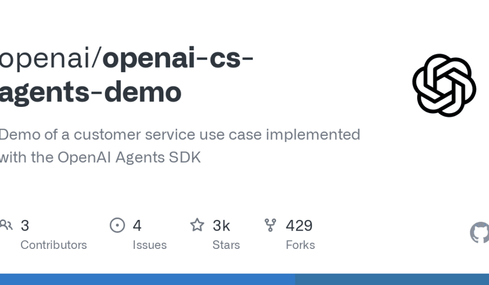 openai cs agents demo
