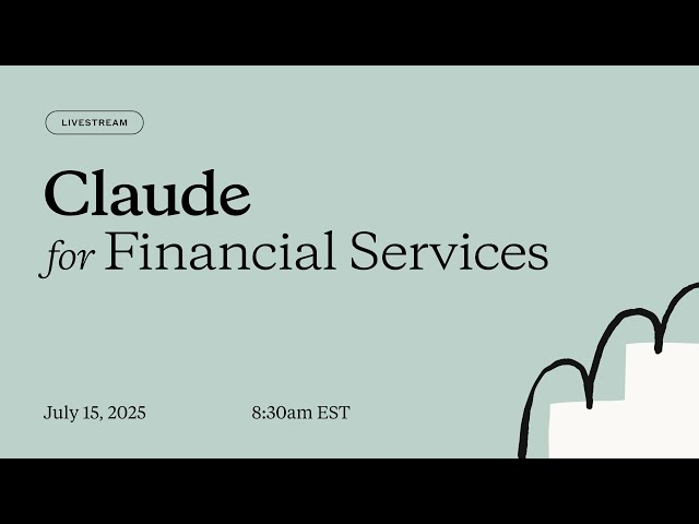 금융 AI: Claude for Financial Services 출시와 수직 AI 전략의 시작 2 Claude for Financial Service