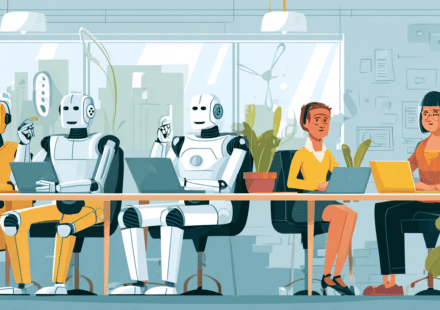 neovis A futuristic office scene depicting AI robots working a e1c59303 6e58 49bc 8399 fe53382a08da