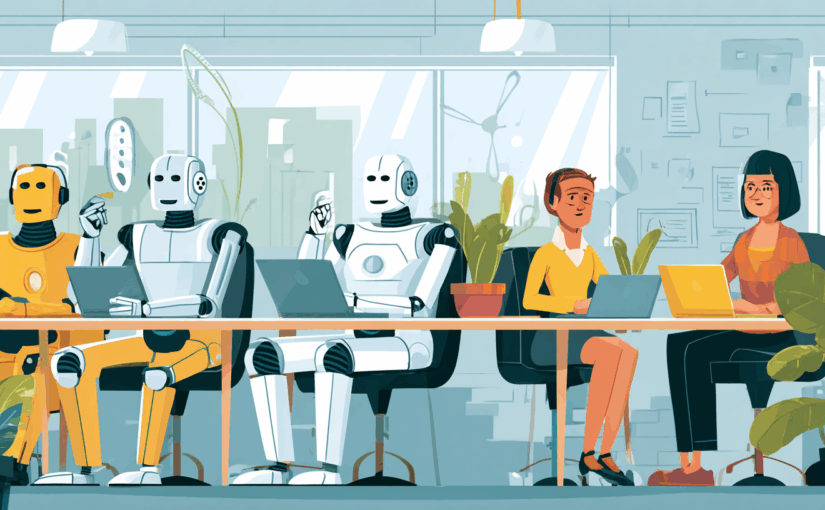 neovis A futuristic office scene depicting AI robots working a e1c59303 6e58 49bc 8399 fe53382a08da