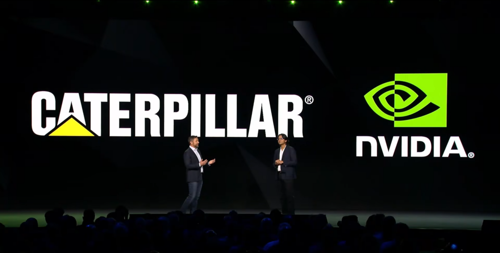 캐터필러 NVIDIA와의 파트너십